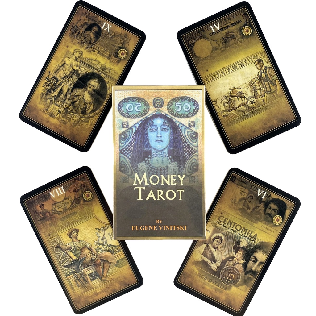 Money Tarot Deck Prophecy Oracle Cards With PDF