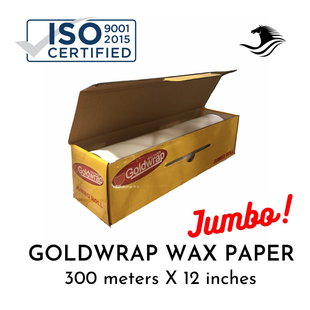 Goldwrap Wax Paper Jumbo Roll (300m x 12") Shopee Philippines