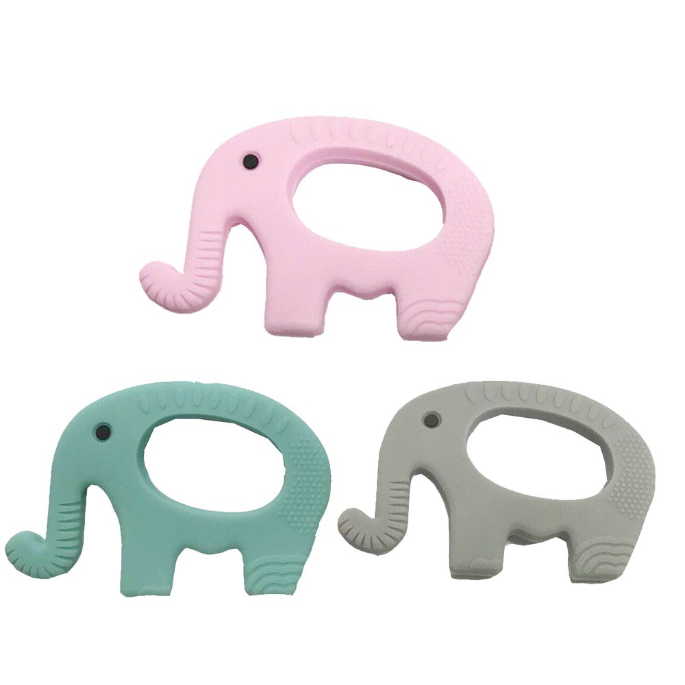 elephant baby teether