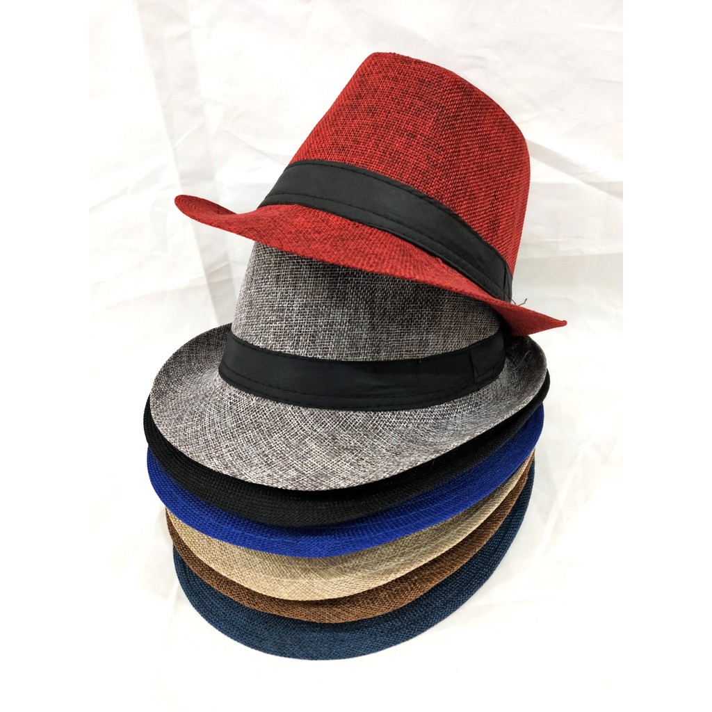 H5644 Multi Color Spring Sequin Fedora Hat 