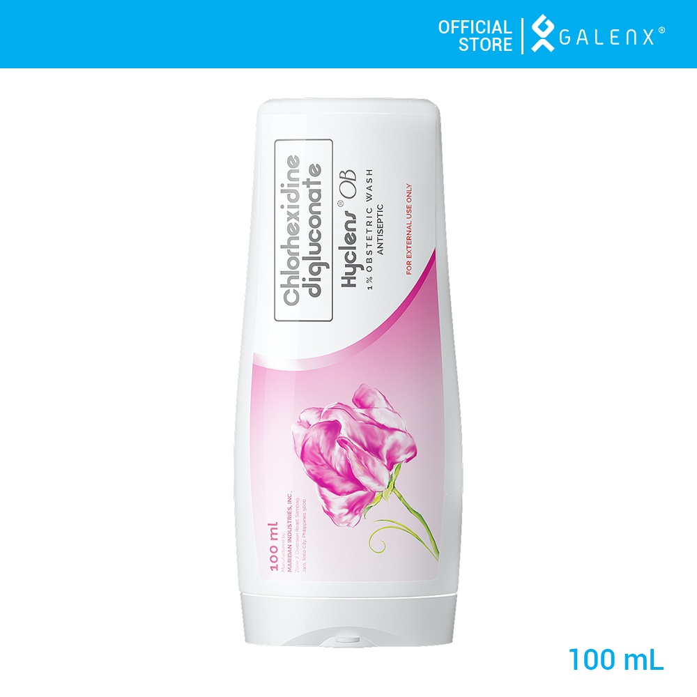 Hyclens Obstetric Wash 1 Chlorhexidine digluconate 100 mL Shopee