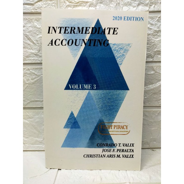 Intermediate Accounting Vol.3 by Valix Shopee Philippines