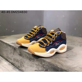 reebok question mid femme deepblue