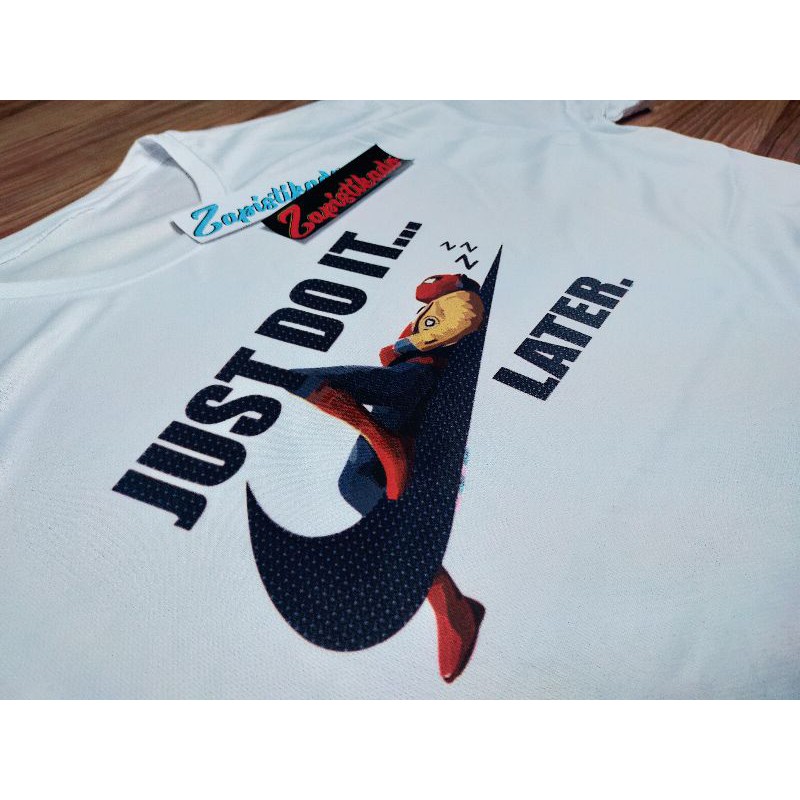 NIKE SHIRT (JUST DO IT SPOOF) JUST DO IT LATER SPIDERMAN PARODY - DRI FIT  (UNISEX) | Shopee Philippines