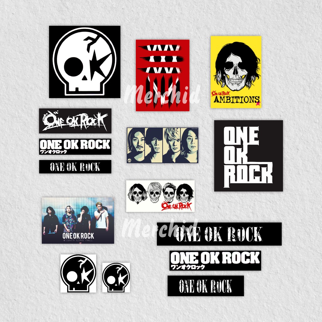 One Ok Rock Band Sticker Sticker Pack Shopee Philippines