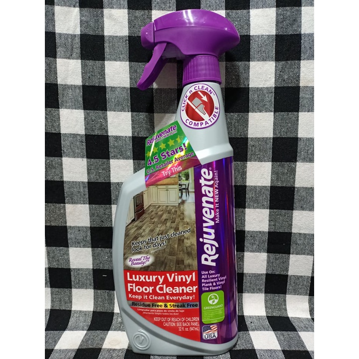 Rejuvenate Luxury Vinyl Floor Cleaner (947 mL) Made in USA Shopee