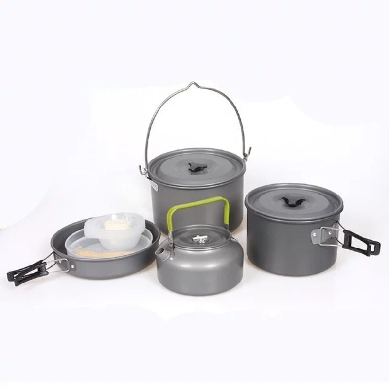 Camping Cookset with kettle (56 person) Shopee Philippines
