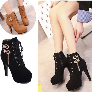 women in platform heels