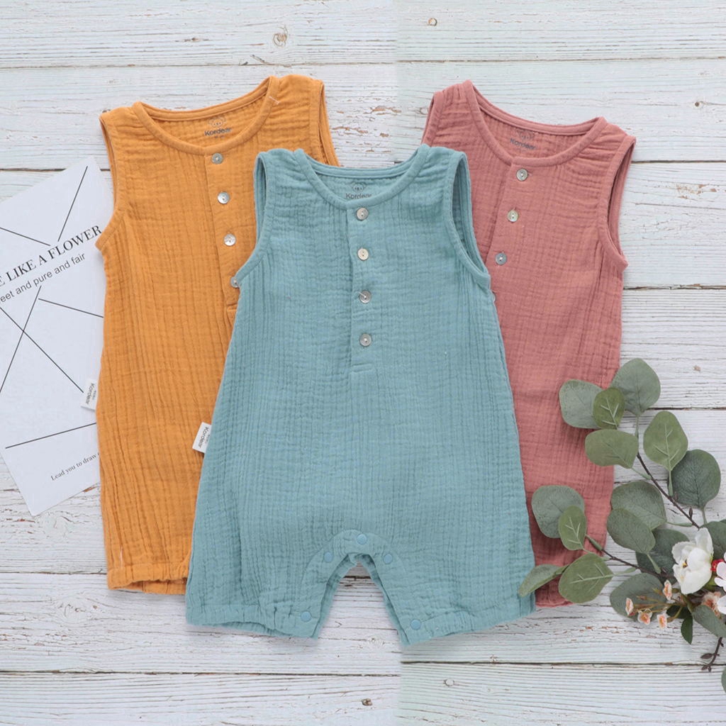 baby cheesecloth romper