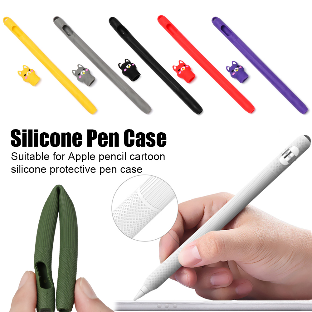 Apple Pencil Case 2nd Gen 1st Gen Casing Soft Silicone Cartoon Cute