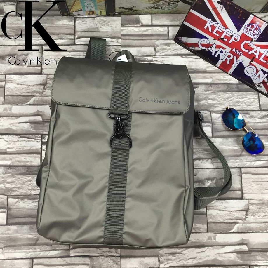 calvin klein grey backpack