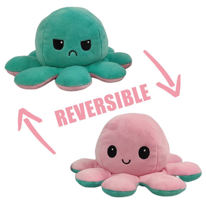 Creative Reversible Octopus Plush Toys 