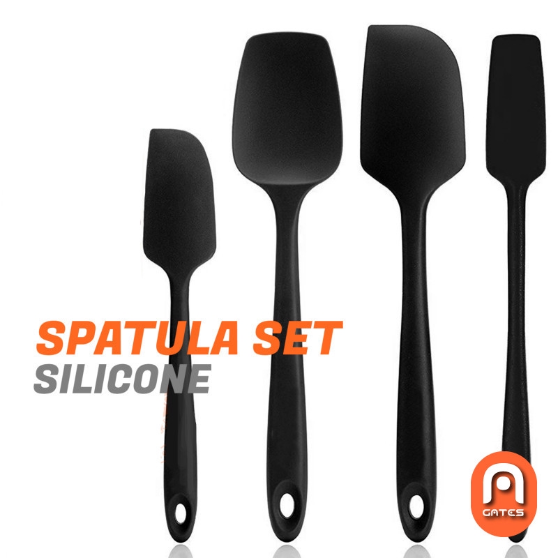 silicone spatula spoon set