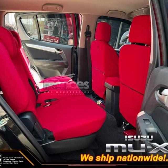 isuzu mux car seat covers