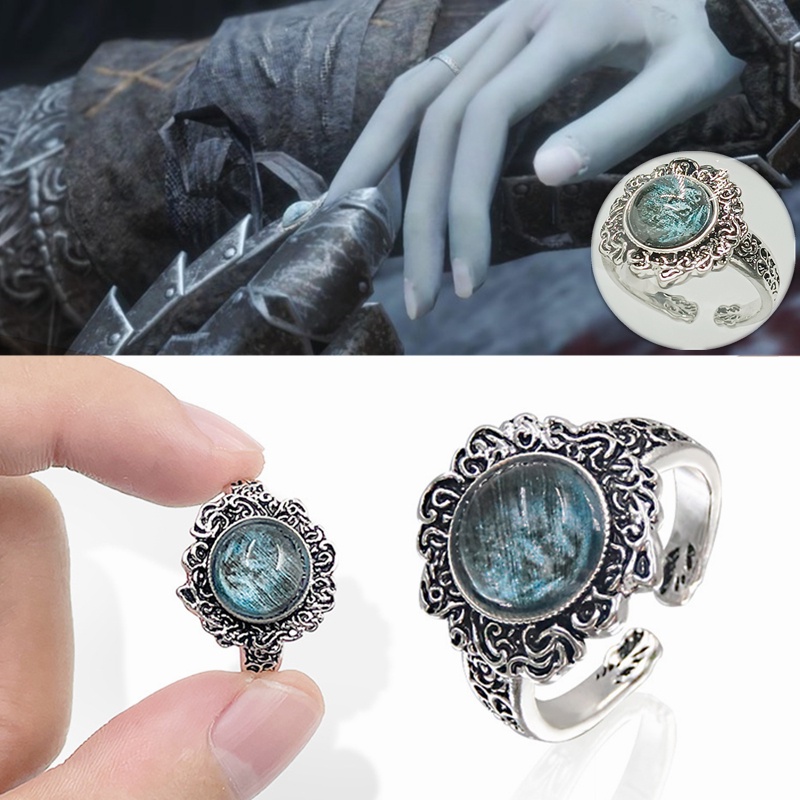 Movie Game Elden Ring Cosplay Costume Melina Darkmoon Rings Prop