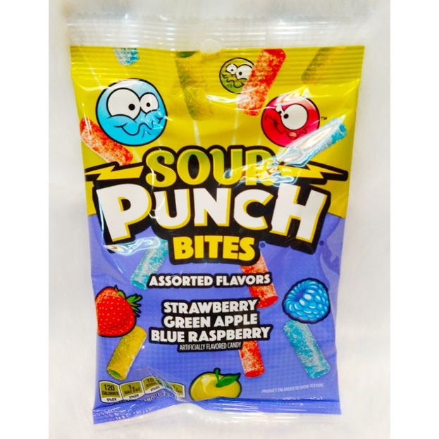 Sour Punch Bites Assorted Flavors (105g) | Shopee Philippines