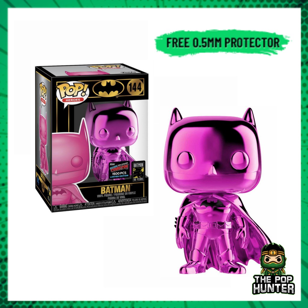 Batman Pink Chrome #140 NYCC Funko Pop | Shopee Philippines