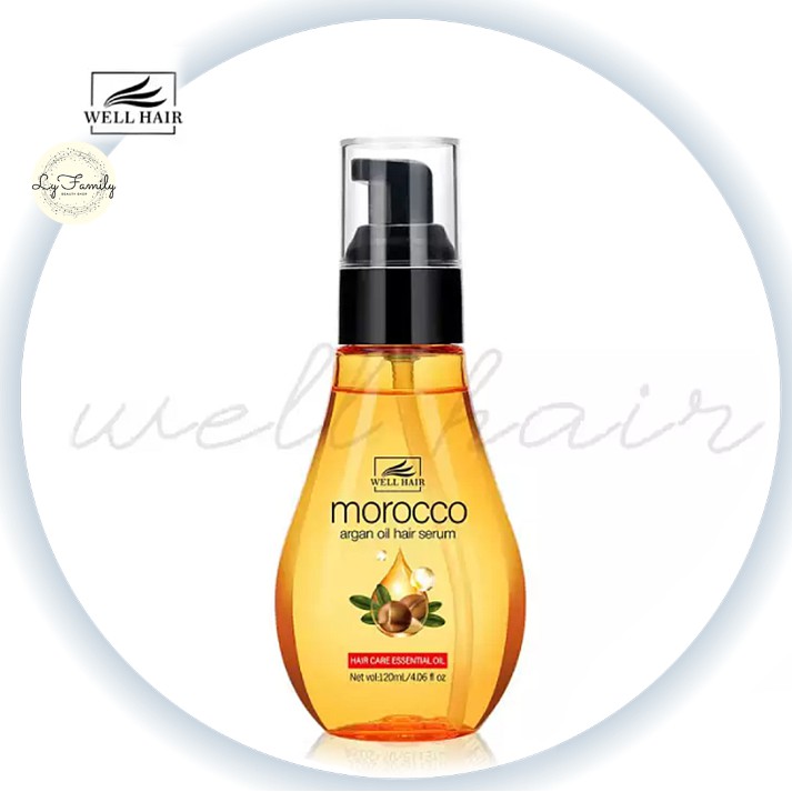 Well Hair Morocco Argan Oil Hair Serum 120ml Shopee Philippines