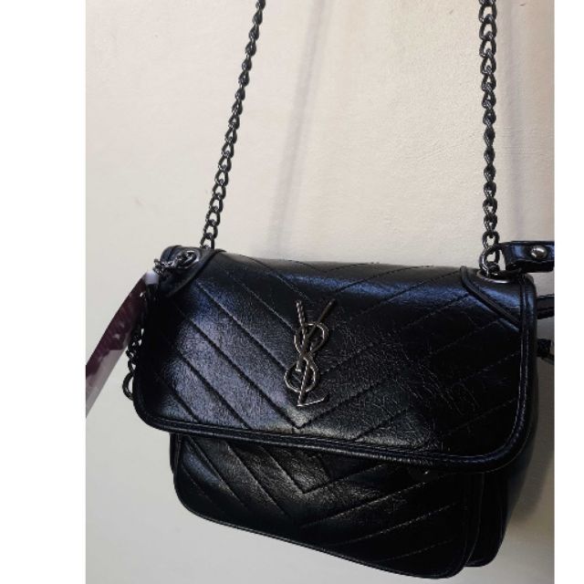 ysl sling bag black