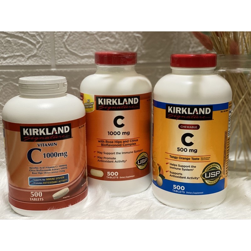 Kirkland Signature Vitamin C 500 Tablets Shopee Philippines