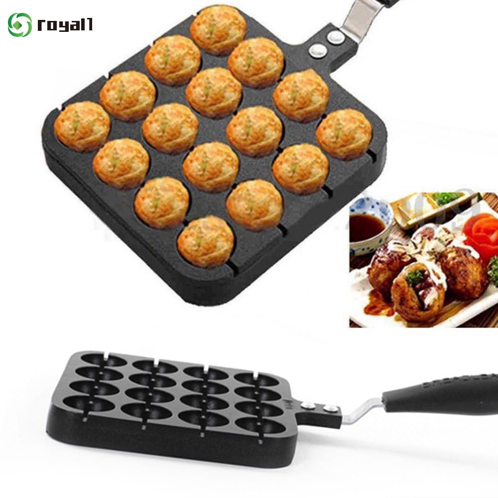 LST 16 Holes Non-stick Takoyaki Grill maker Octopus Ball Maker takoyaki ...