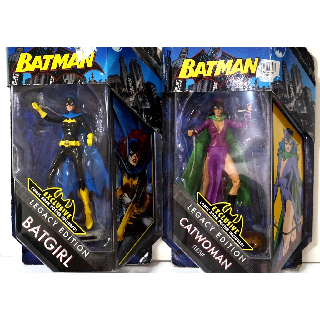 DC Universe NEW Batman Series Batgirl and Classic Catwoman Legacy Edition  Adult Collectible Mattel | Shopee Philippines