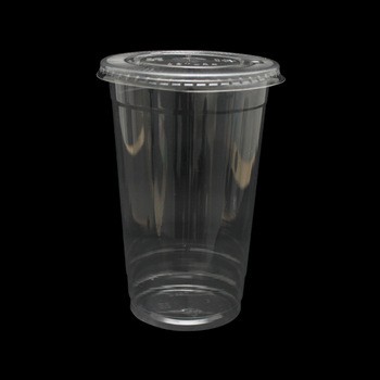 22Oz Flat/Pp Cup With Flat Lid - 50Pcs Set Plastic Cup For Milk Tea And  Juice | Shopee Philippines