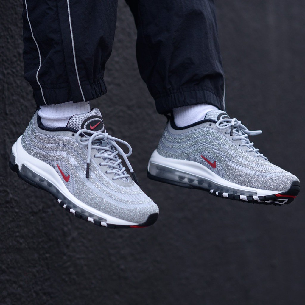 swarovski crystal air max 97 silver