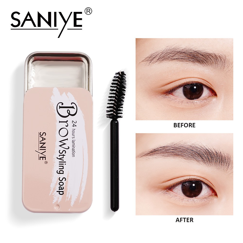 SANIYE Waterproof Long Lasting Eyebrow Gel Eyebrow Soap Wax Eyebrow