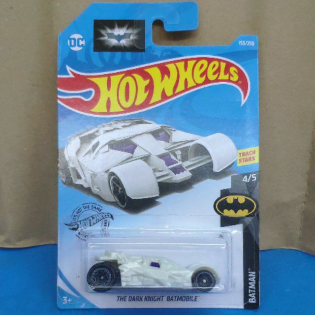 hot wheels the dark knight batmobile white