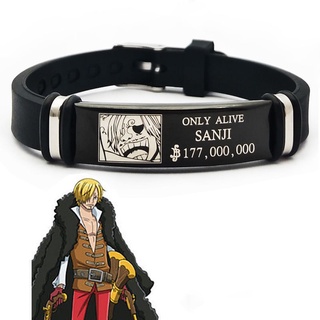 2021 New listing One Piece wanted Cartoon Bracelet Creative Peripheral Bracelet Luffy  Zoro The Same Birthday Gift Bracelet #8