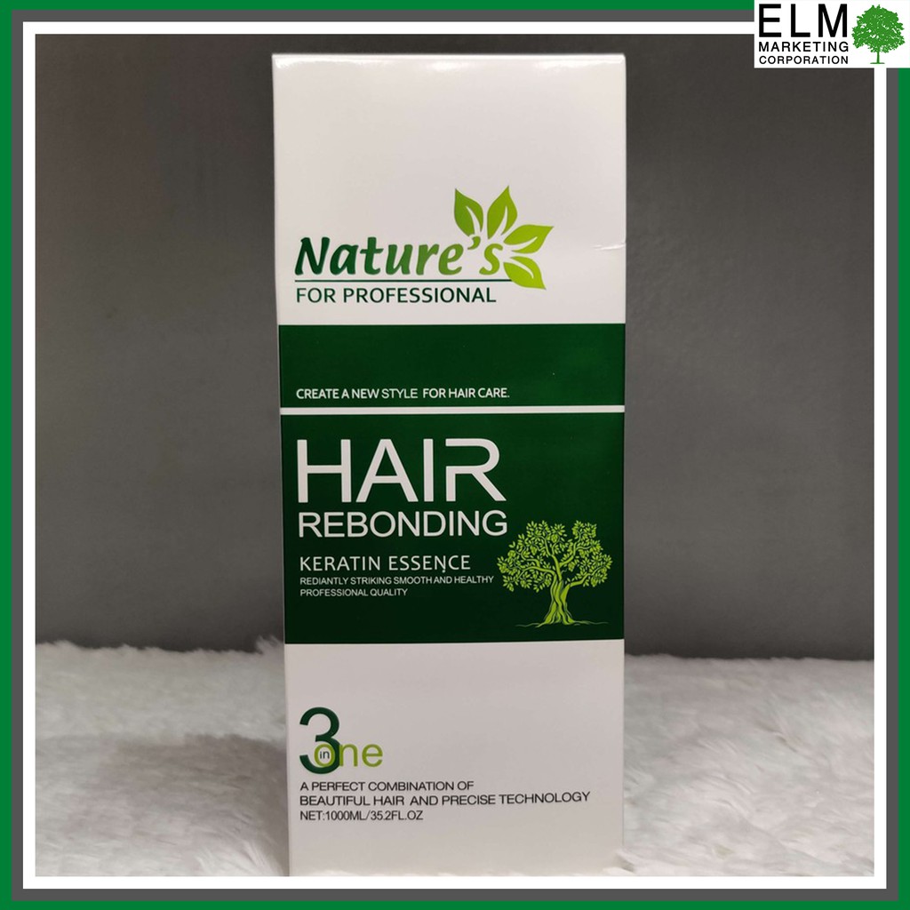 NATURE'S PROFESSIONAL 3 in 1 Hair Rebonding with Keratin Essence