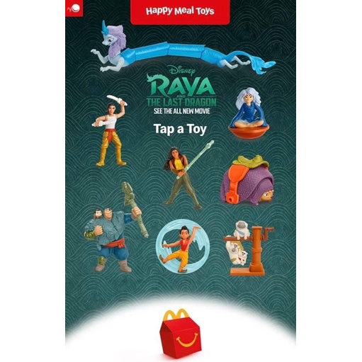 raya happy meal toys