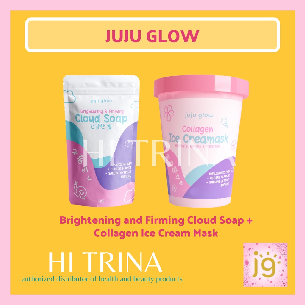 Brightening and Firming Cloud Soap and Collagen Ice Cream Mask by Juju