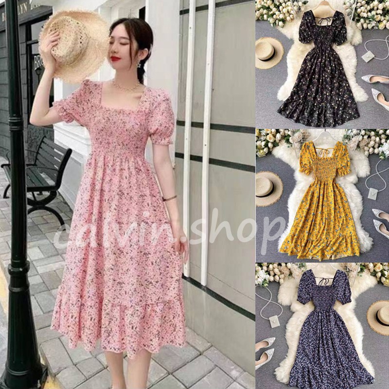 New off shoulder dress for women Sexy floral dresses formal Party dress for  woman casual Work dress | Shopee Philippines