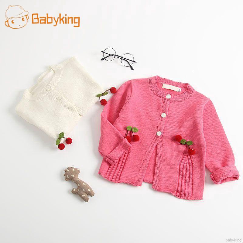 cherry red cardigan