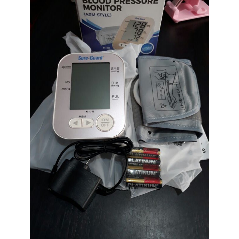 Sureguard Digital Blood Pressure Monitor System 