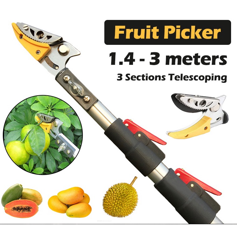 Highaltitude retractable fruit picking multifunctional fruit tree