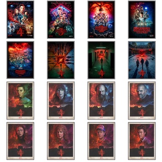 Stranger Things Season 4 Posters 2022 hot Montauk TV Series  decorations for home  vintage room decor Buy 3 Get 4 #1