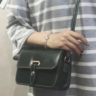 YouMi Korean Cute Ladies Pure Leather Shinny Vintage Sling Bags Women Bag | Shopee Philippines
