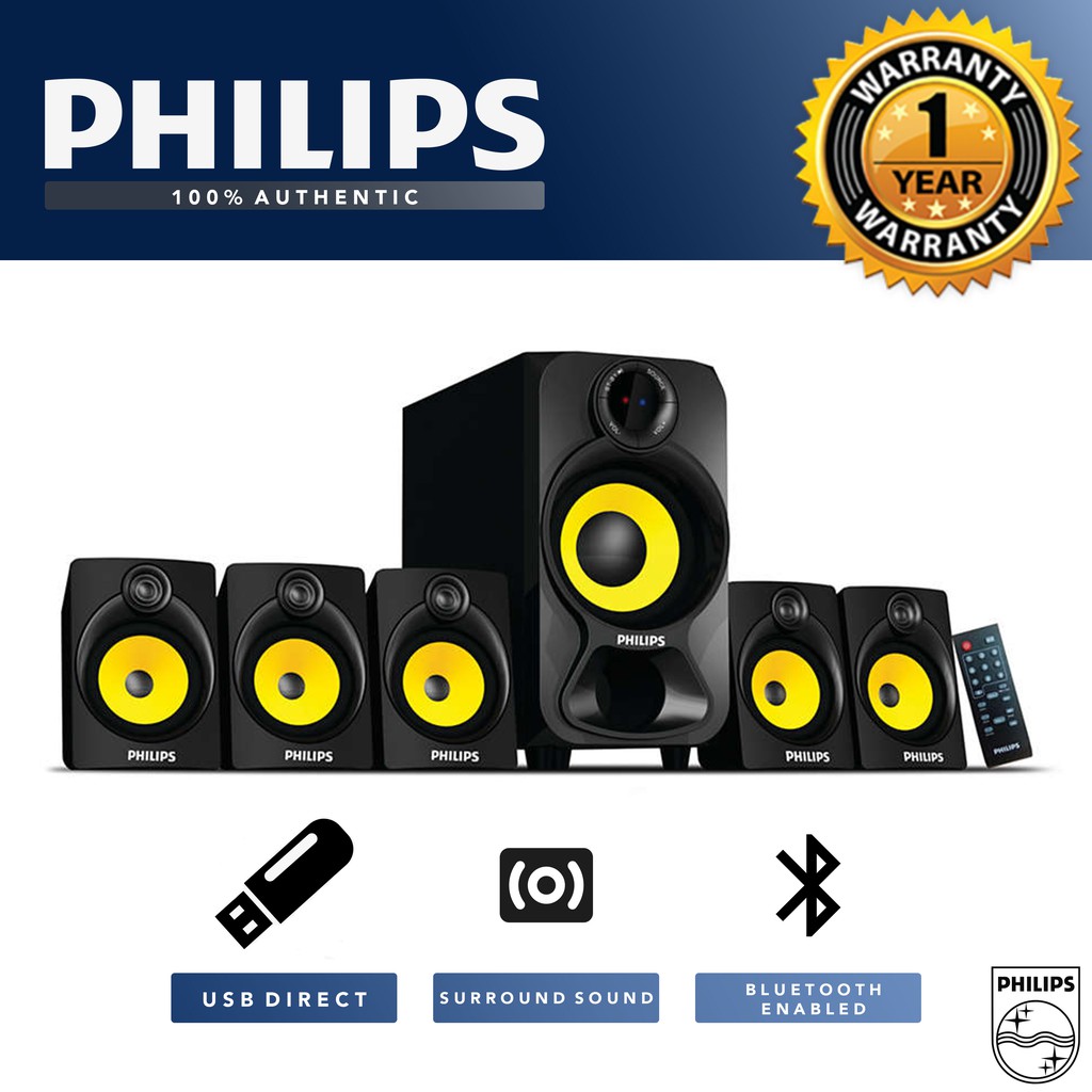 philips 5.1 speakers with bluetooth