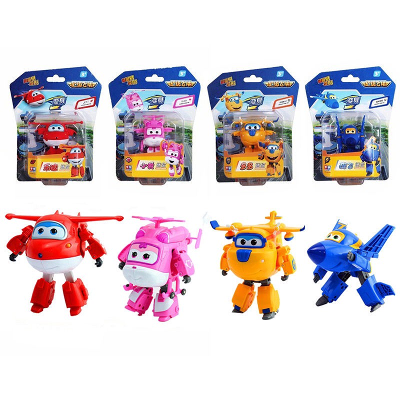 Mini Super Wings Transformer Robot 