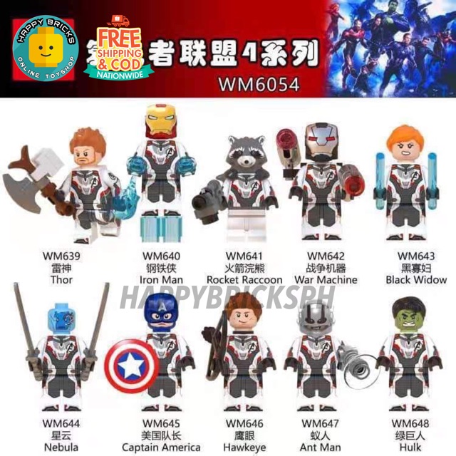 lego endgame minifigures