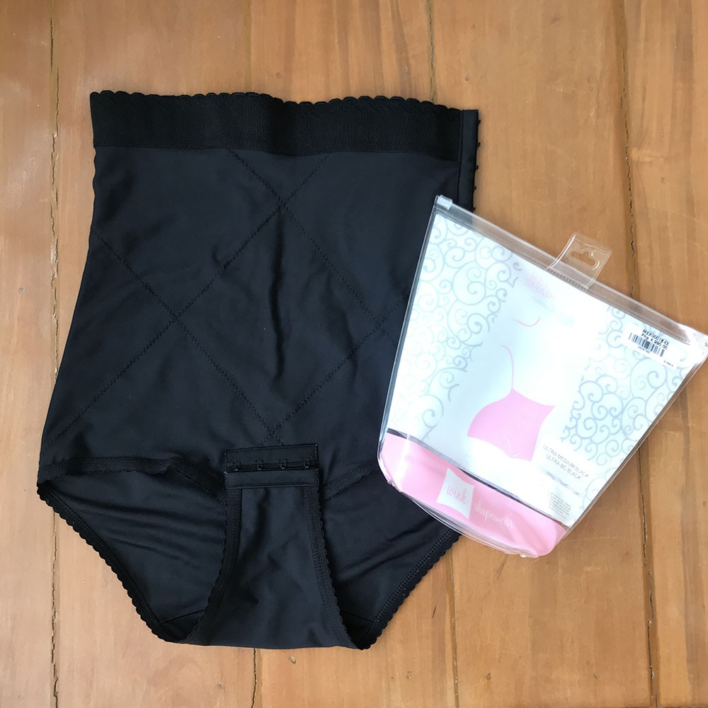 WINK Postpartum Ultra Bikini Binder Shaper Black Medium Shopee