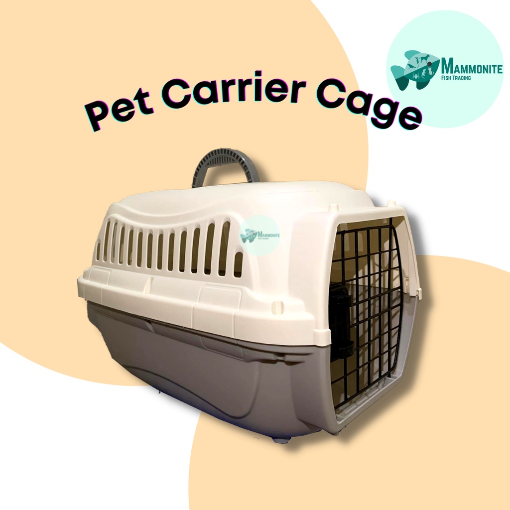 Pet Dog Cat Carrier Travel Bag Plastic Cage Container 46 x 29cm Large CF-NKX-T-X #4