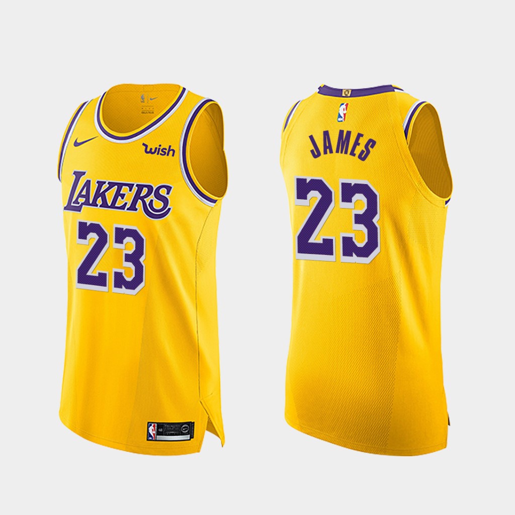 lakers jersey lebron authentic