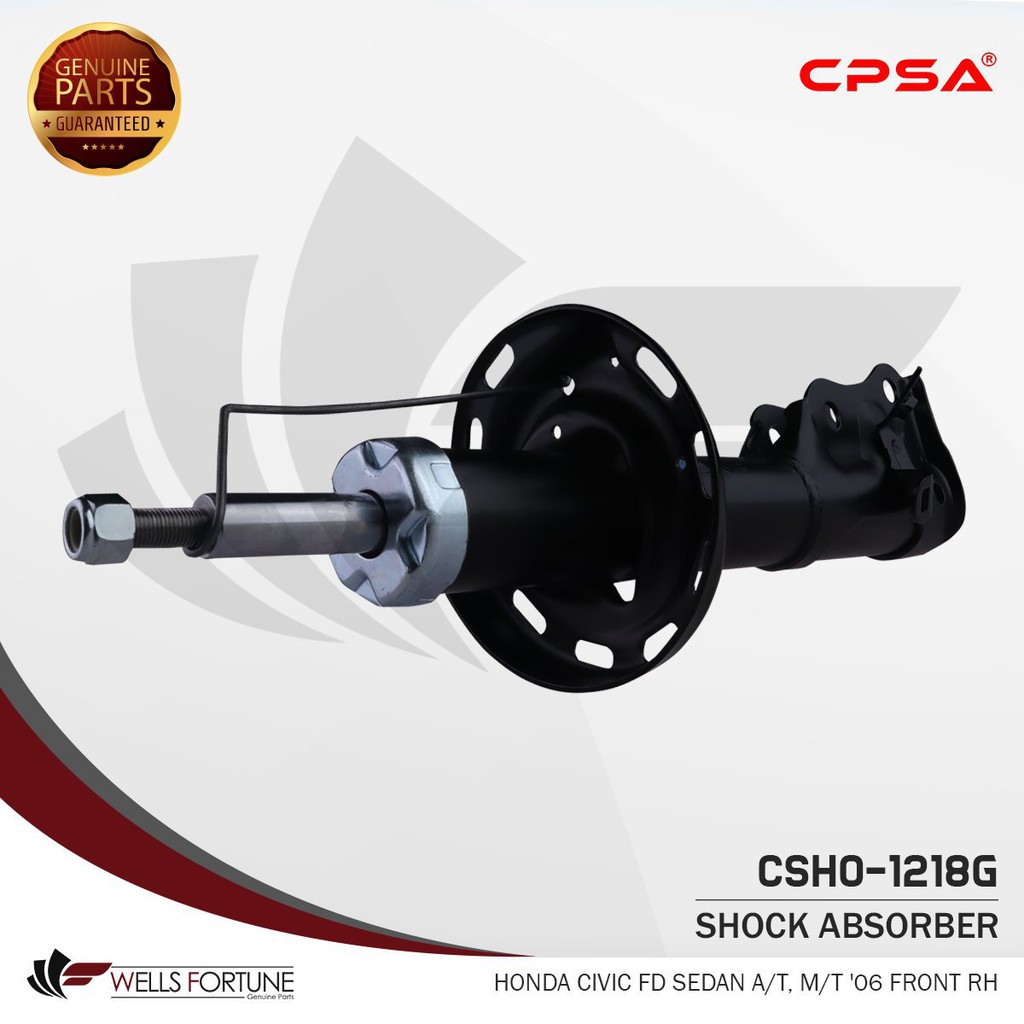 HONDA CIVIC SEDAN AT / MT 2006 - 2012 FRONT RIGHT 339074 CPSA GAS TYPE ...