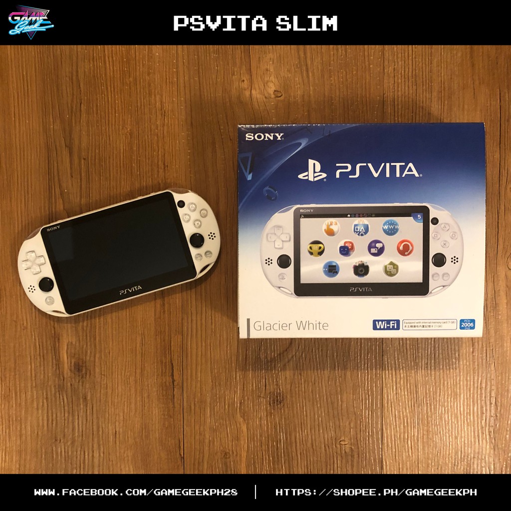 Playstation Vita Slim white Shopee Philippines