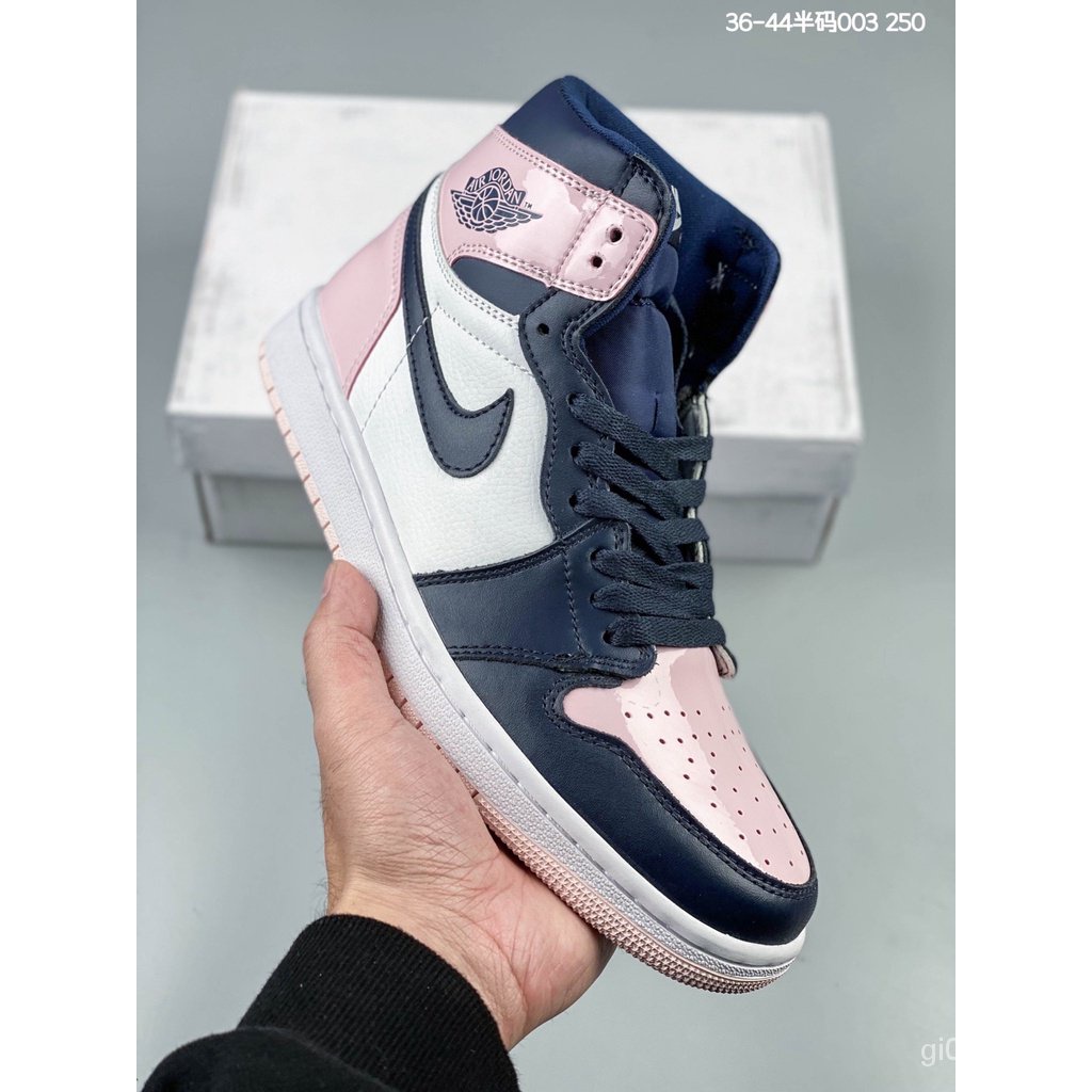 pink and black aj1
