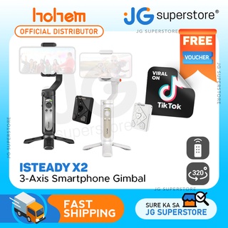 Hohem iSteady X2 3-Axis Smartphone Gimbal Stabilizer 10h w/ Face and Object Tracking | JG Superstore